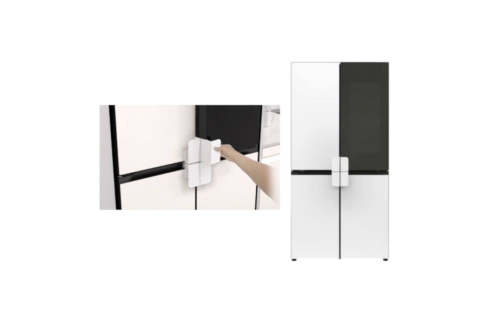 Puxador adicional Refrigerador LG GCX247CSAV AGM30130202